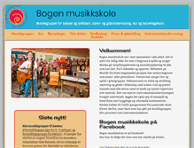 Tablet Screenshot of bogenmusikk.no